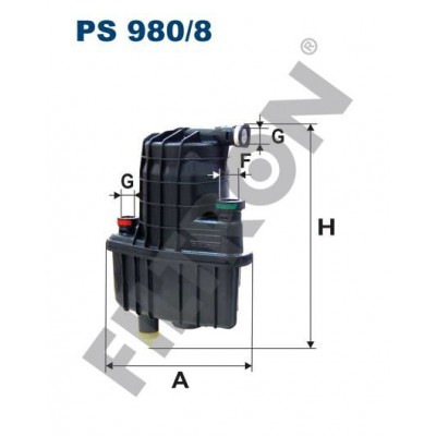 Filtro de Combustible Filtron PS980/8 Renault Clio III, Modus