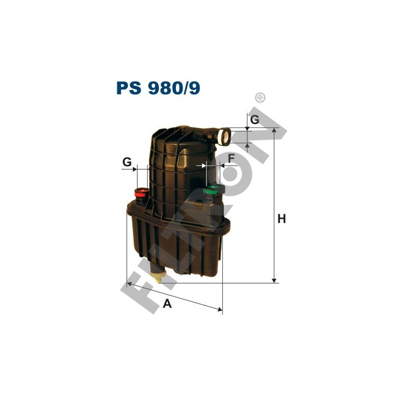 Filtro de Combustible Filtron PS980/9 Renault Clio III, Modus