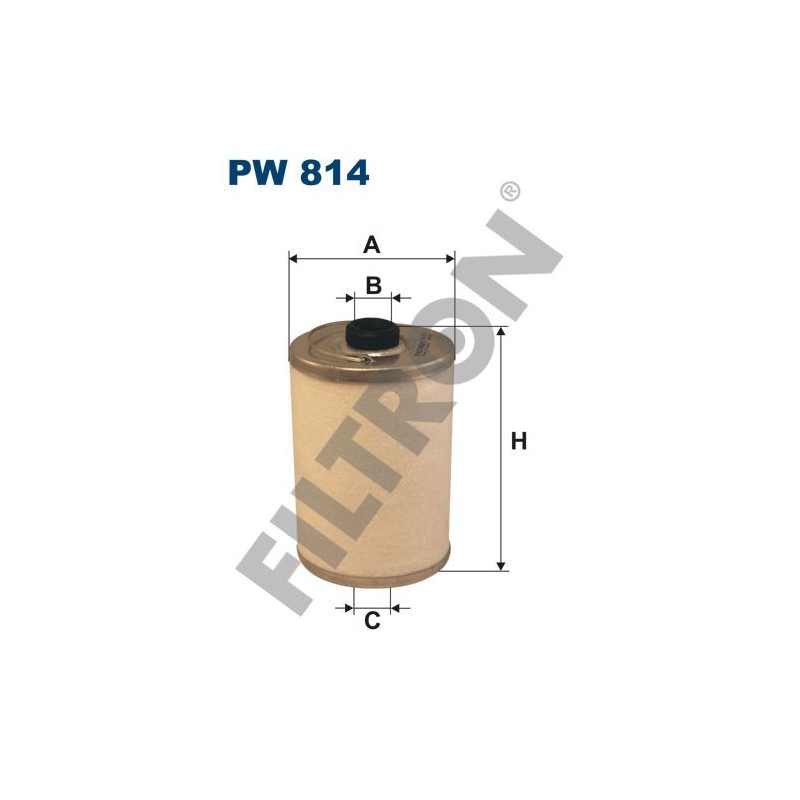 Filtro de Combustible Filtron PW814 Auwaerter, Droegmoeller, Evobus, Ikarus, Kaessbohrer, Liebherr, Mercedes, Neoplan