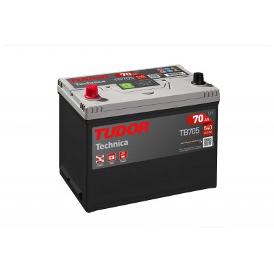 Batería TUDOR TECHNICA TB705 70Ah 540A