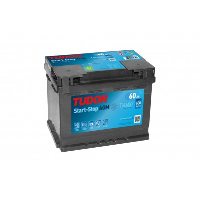 Batería TUDOR START-STOP AGM TK600 60Ah 680A