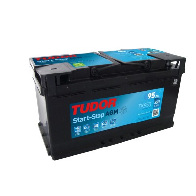 Batería TUDOR START-STOP AGM TK950 95Ah 850A