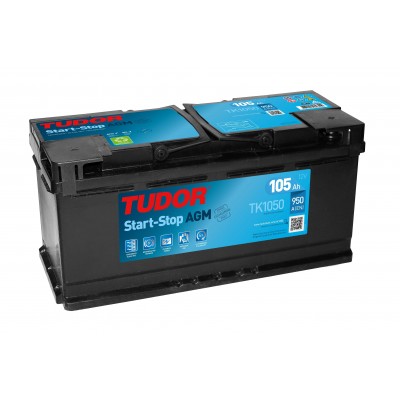 Batería TUDOR START-STOP AGM TK1050 105Ah 950A