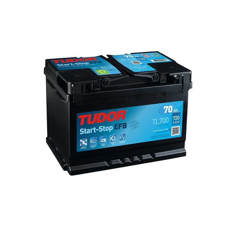 Batería TUDOR START-STOP EFB TL700 70Ah 720A