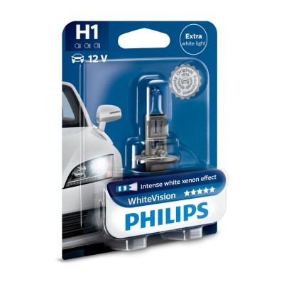 SET H1 WHITE VISION PHILIPS - 12258WHVB1