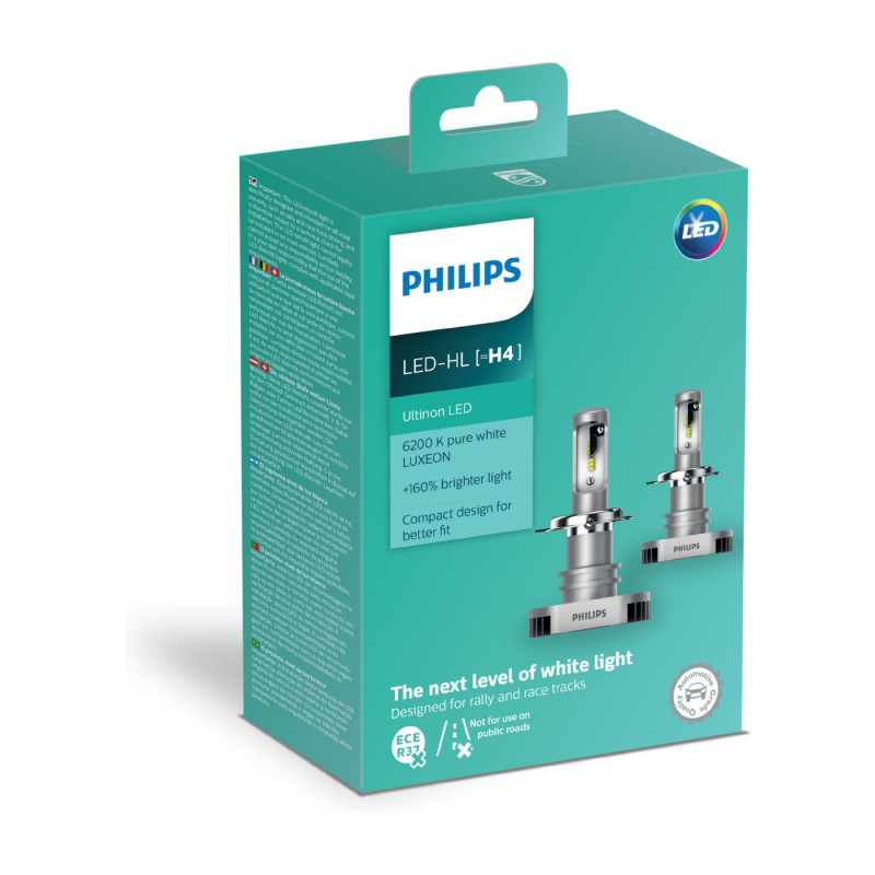 KIT LEDS PHILIPS H4 ULTINON - 11342ULWX2