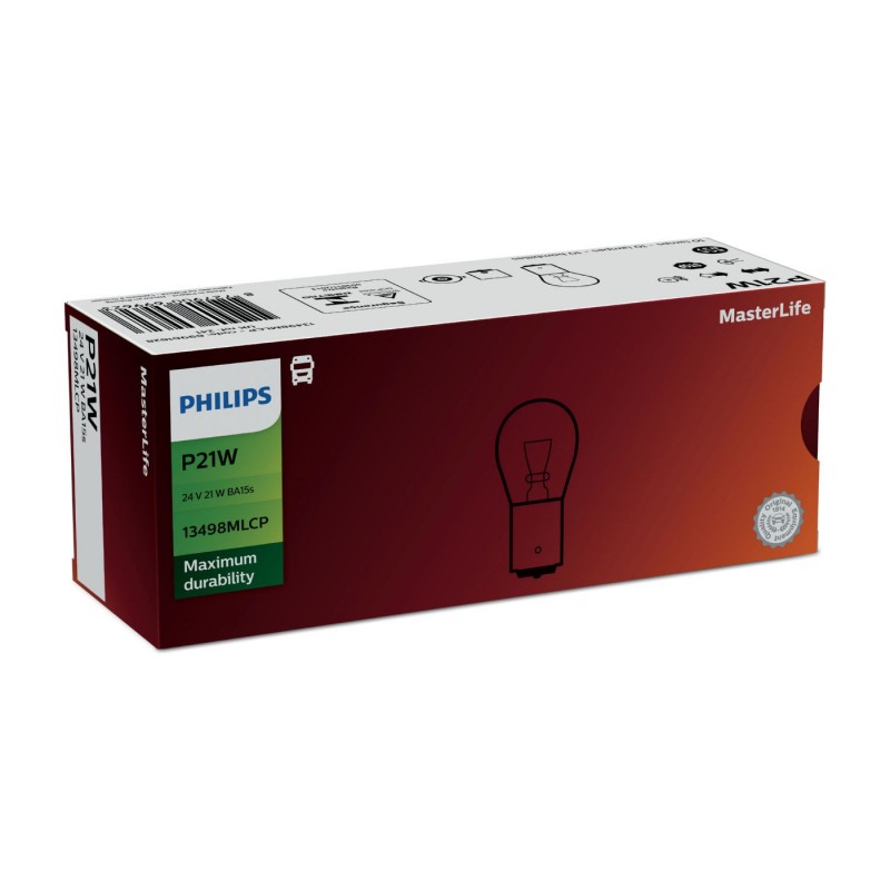 LAMPARA PHILIPS 24V 21W BA15S - 13498MLCP