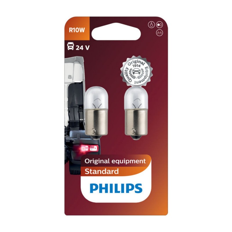 LAMPARA PHILIPS 24V 10W BA15S - 13814B2