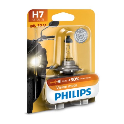 LAMPARA PHILIPS H7 MOTO - 12972PRBW